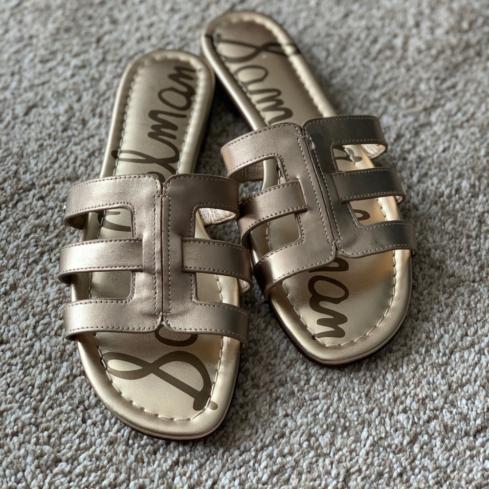 Sam Edelman Gold Sandals